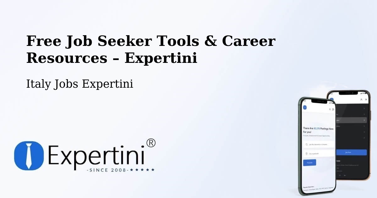Free Job Seeker Tools & Career Resources – Torino - Torino, Italy Jobs Expertini